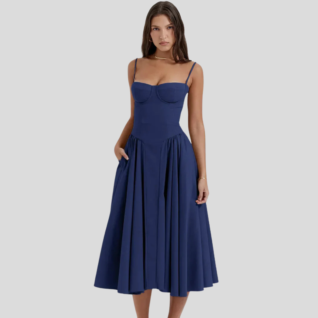 Ilona | Soft Flow Midi Dress