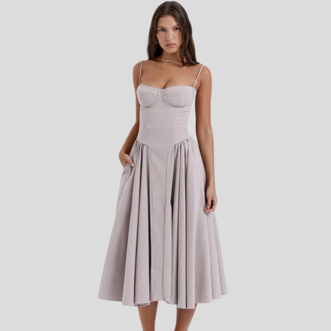 Ilona | Soft Flow Midi Dress