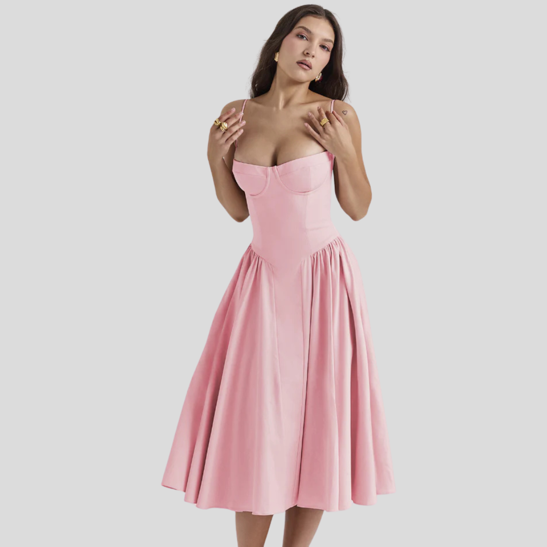 Ilona | Soft Flow Midi Dress