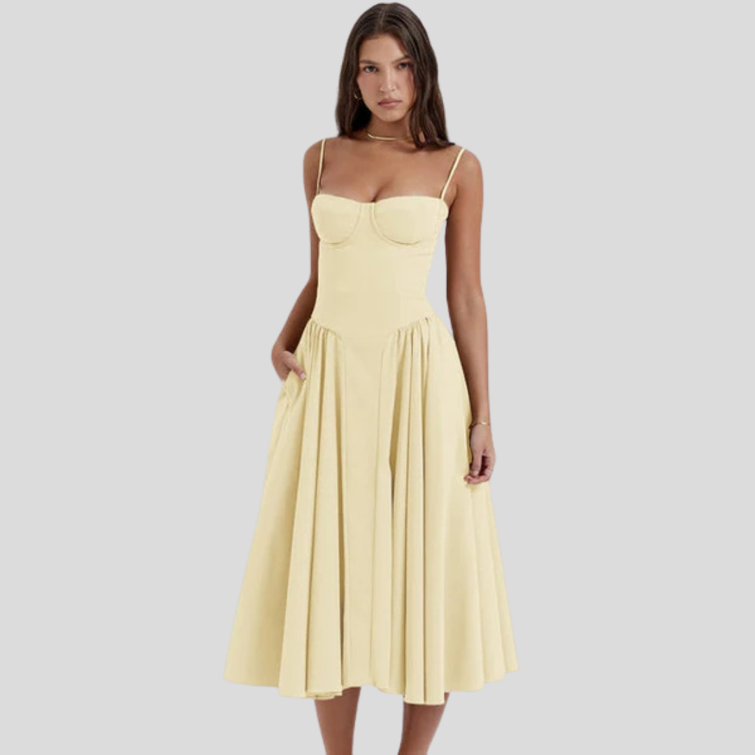 Ilona | Soft Flow Midi Dress