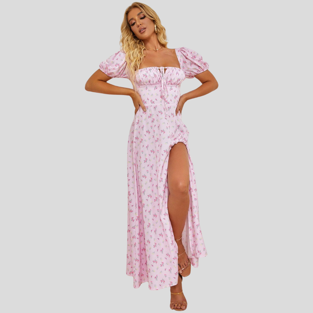 Lovie | Puffsleeve Floral Dress