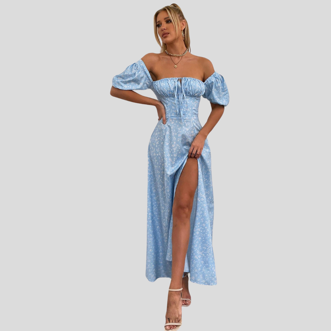 Lovie | Puffsleeve Floral Dress