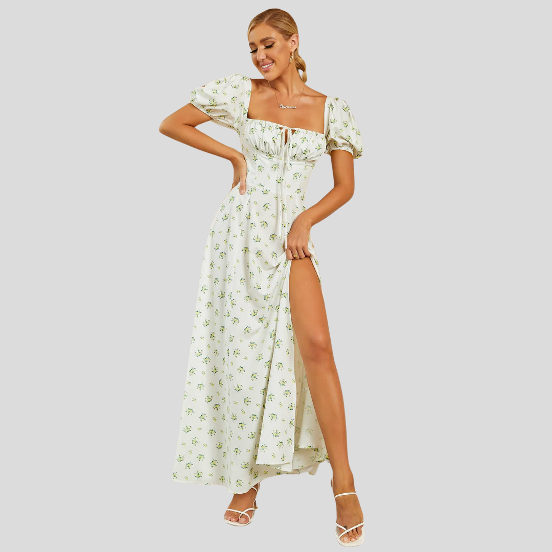 Lovie | Puffsleeve Floral Dress