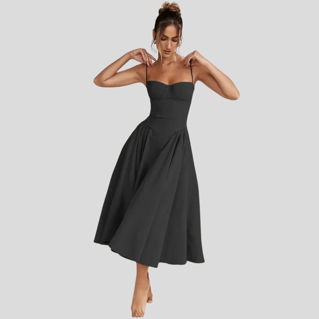 Ilona | Soft Flow Midi Dress