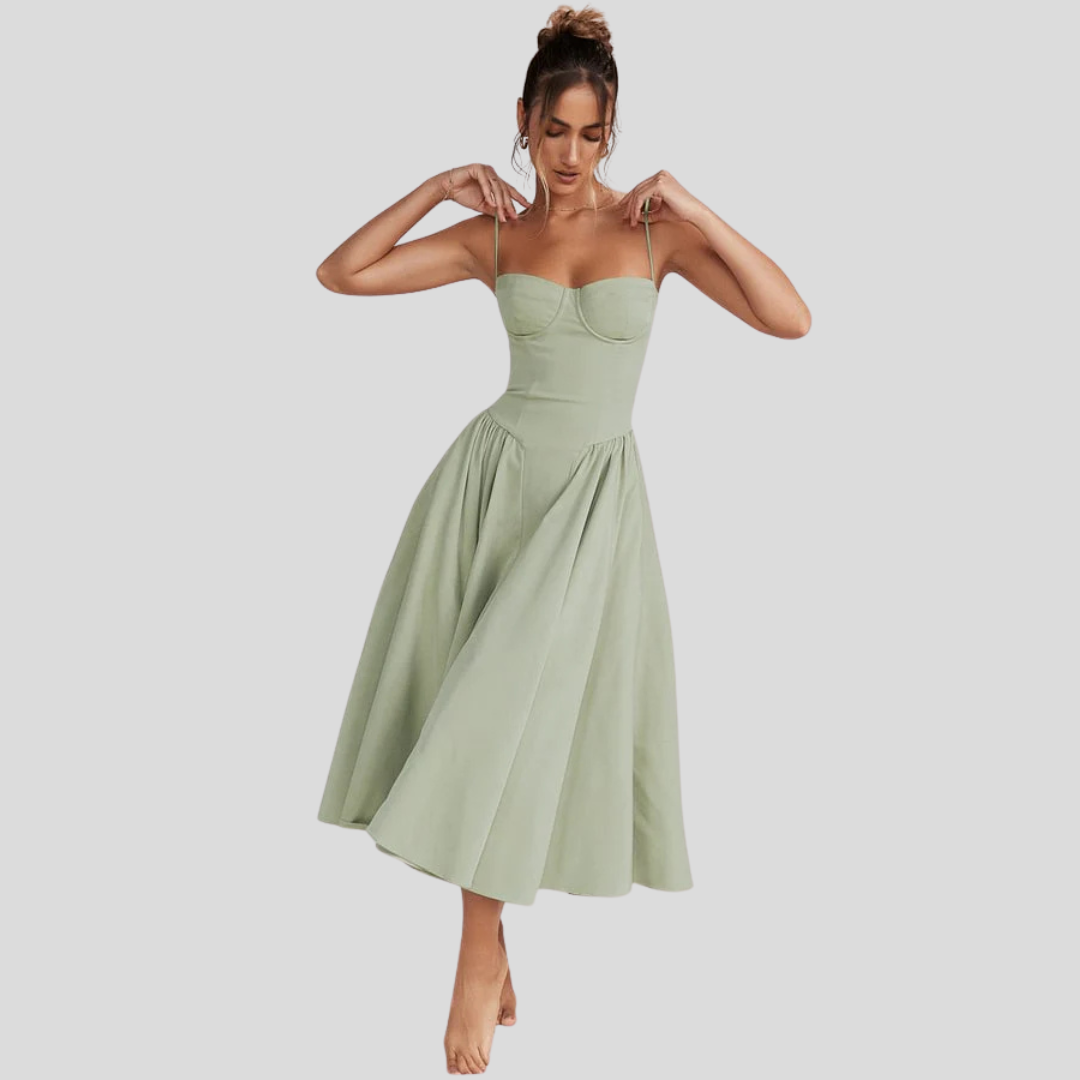 Ilona | Soft Flow Midi Dress
