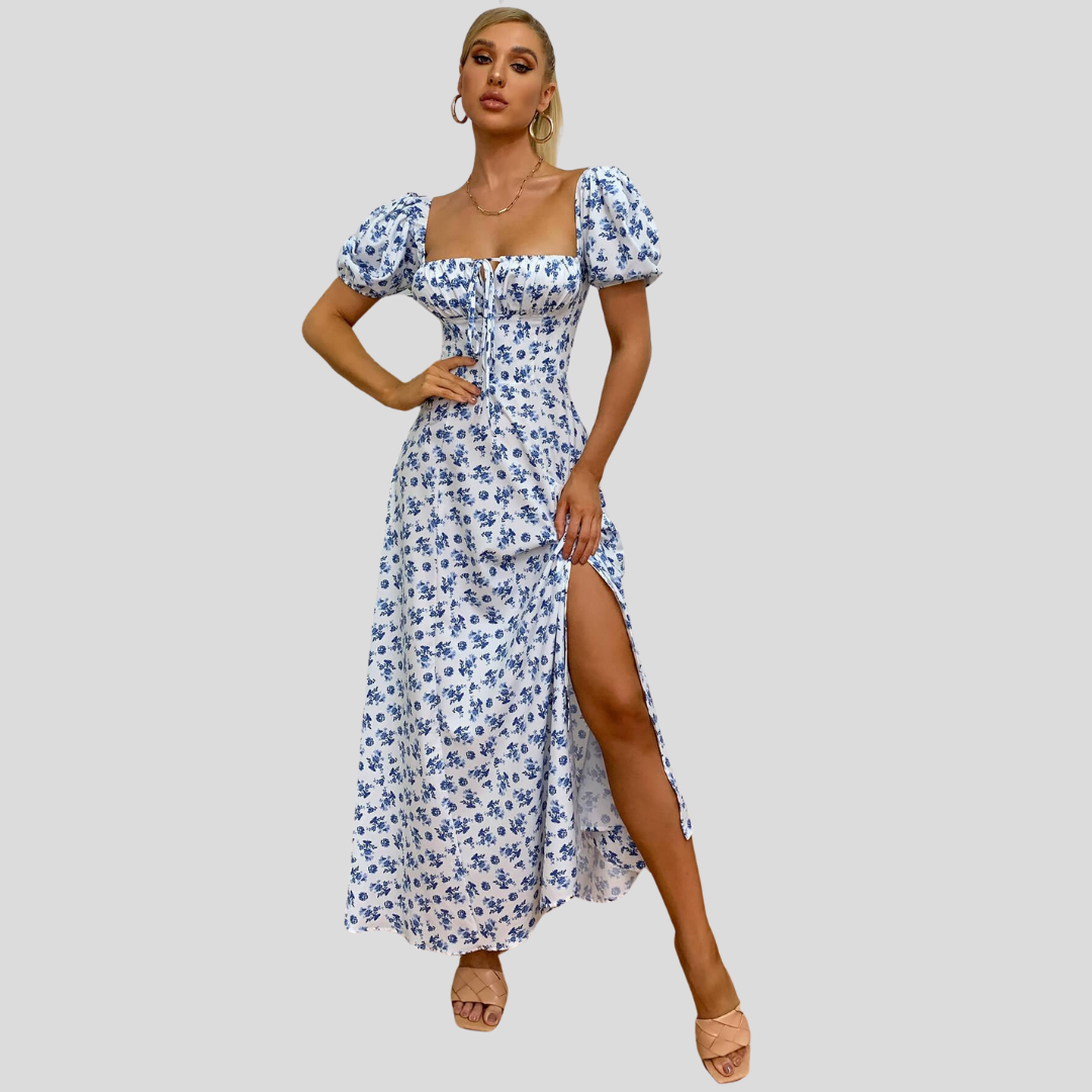 Lovie | Puffsleeve Floral Dress